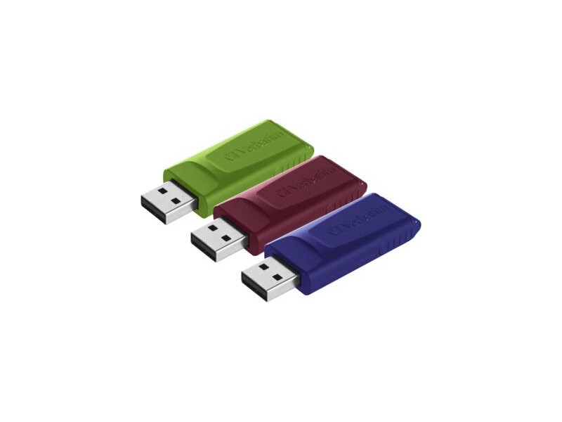 USB DRIVE 20 STORE N GO SLIDER 3 X 16GB